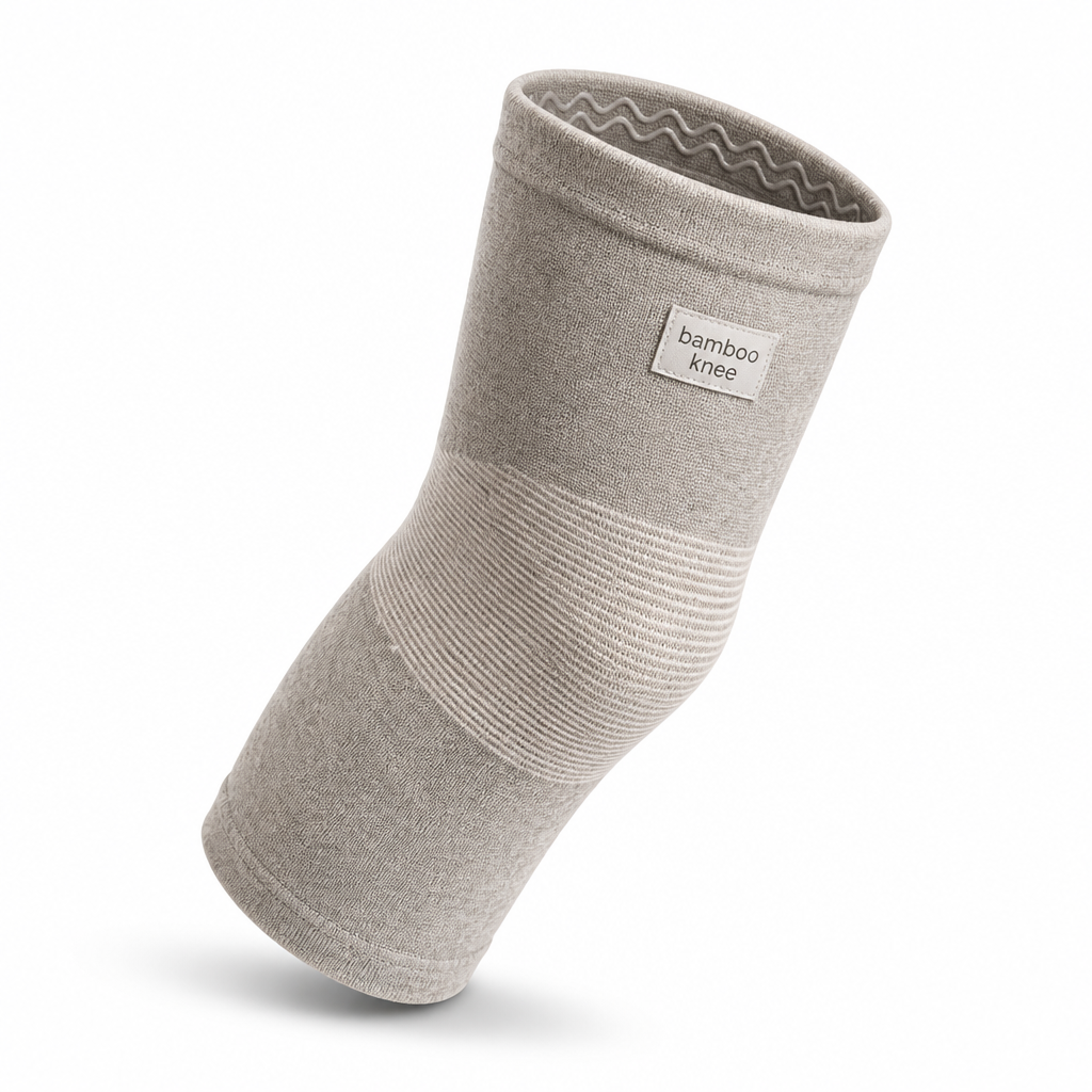 Manchon de compression en bambou pour genou